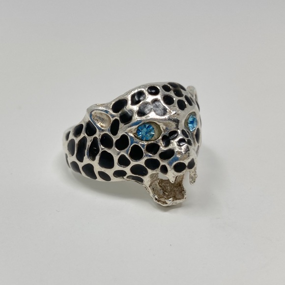 Cheetah  sterling silver 925 men ring - Picture 2 of 5